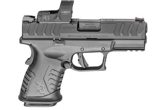The Springfield Armory XD-M Elite is a reliable, competition-ready 10mm pistol. It features a 3.8in hammer-forged steel barrel.
